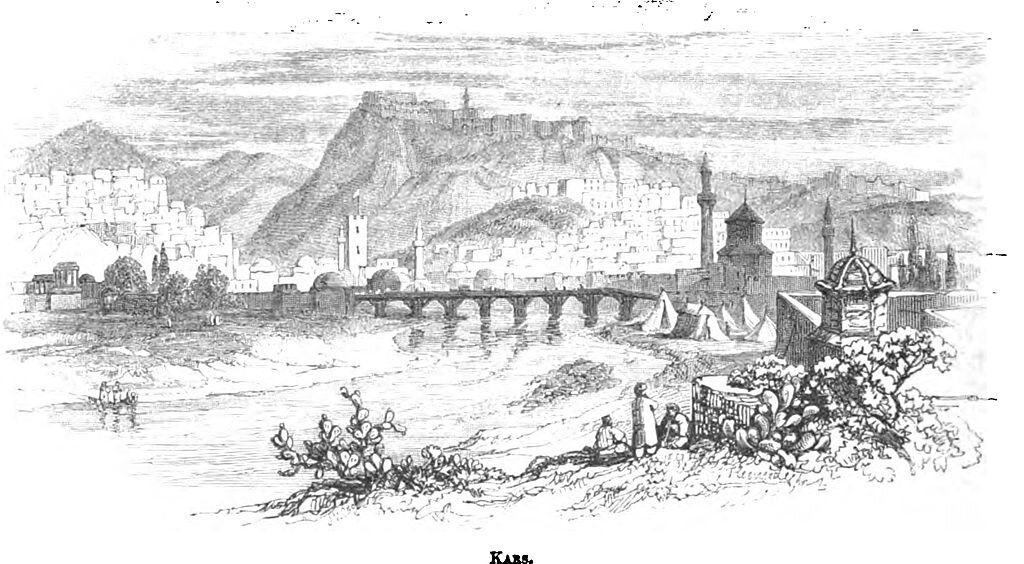 Османская крепость Карс в 1850-е годы.