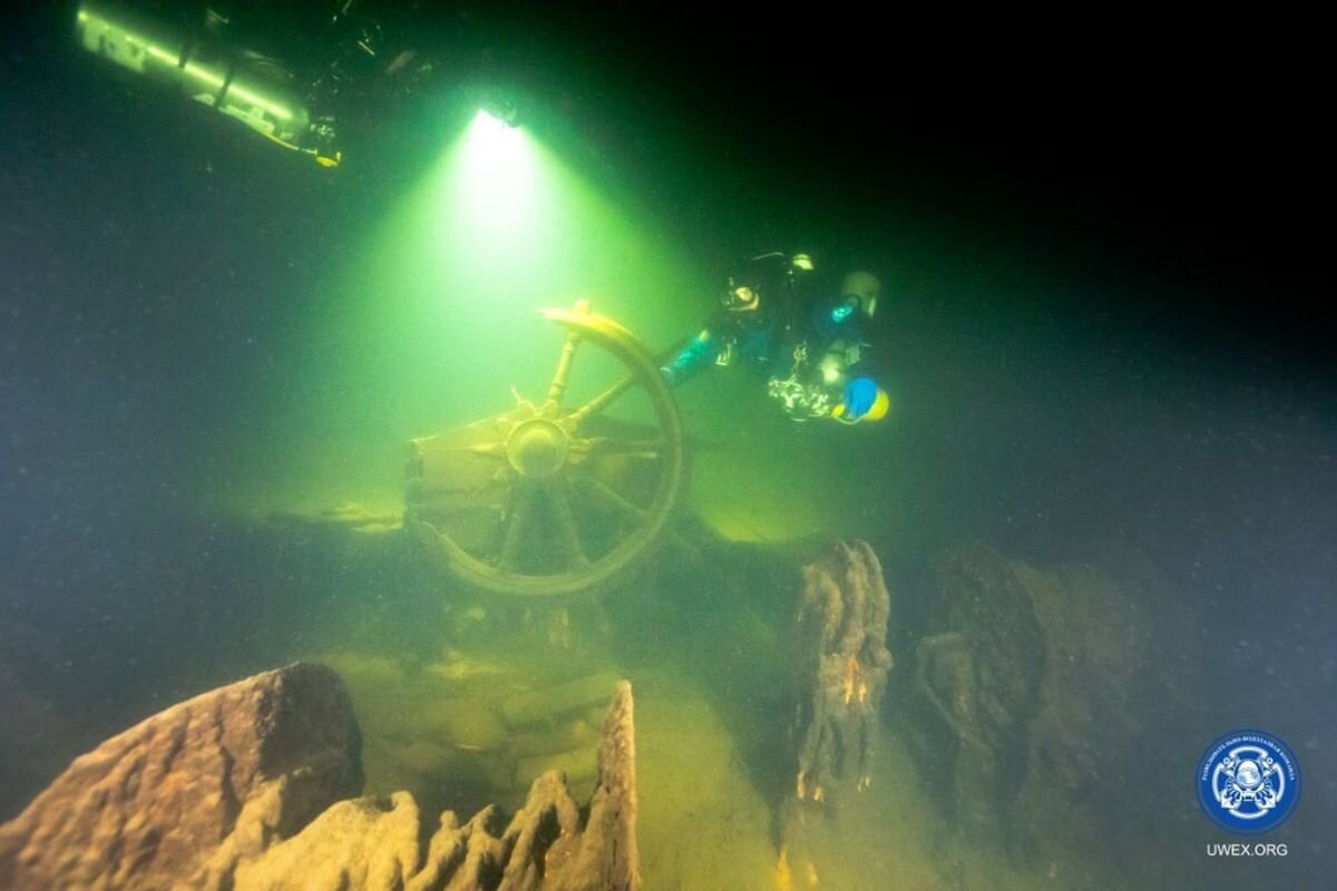 Кормовой штурвал транспорта "Ярвамаа"