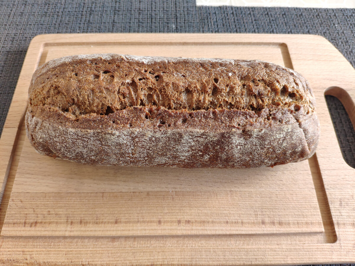 Ржаной хлеб из обдирной муки