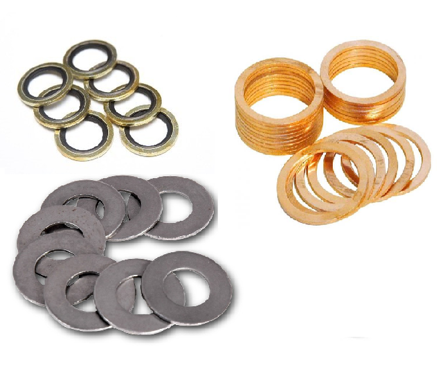 Медные и алюминиевые шайбы. Изображение из открытых источников