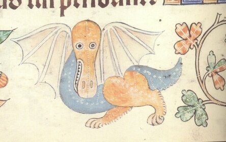 Псалтырь Лутрелла (1325-1340, Англия \ Британская библиотека; The Luttrell Psalter, 1325-1340, England / British Library).