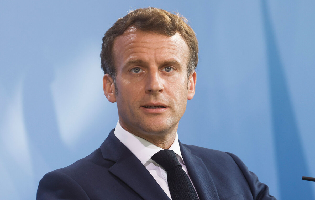    Президент Франции Эмманюэль Макрон  Axel Schmidt - Pool/Getty Images