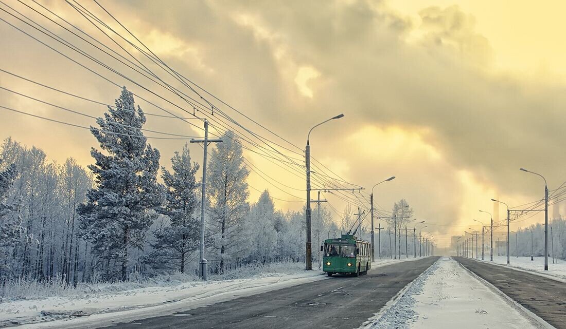 Братск сегодня. Дорога на БЛПК (теперь ИЛИМ).         Фото из свободных источников.