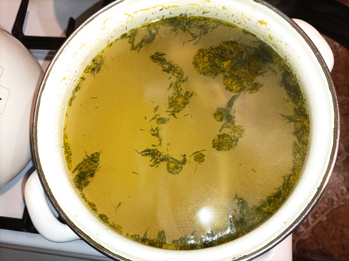 Суп куриный