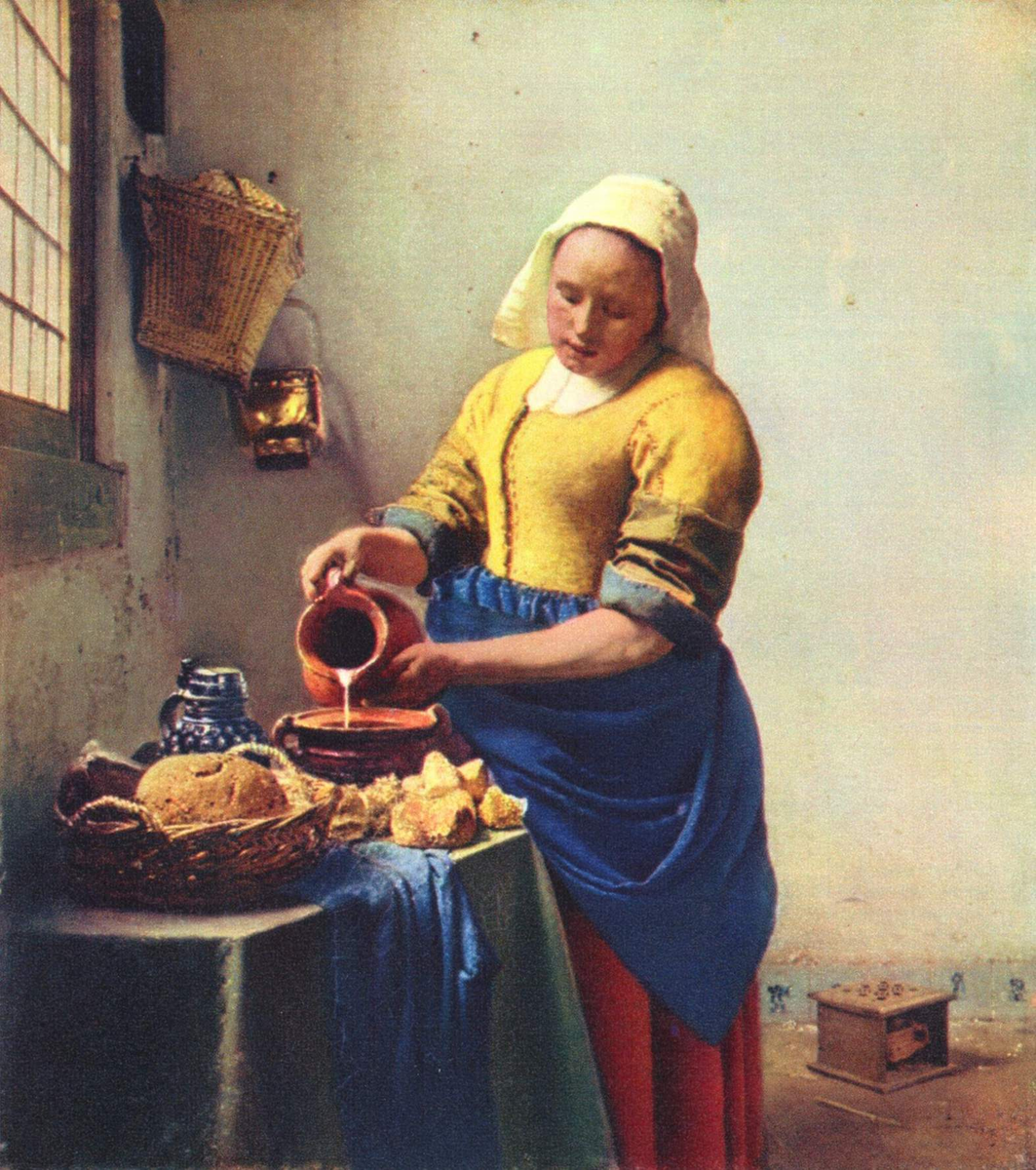 Ян Вермеер. Доярка. 1658-1660 гг. Источник: de-academic.com