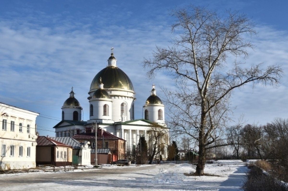 Троицкий собор зимой morshansk