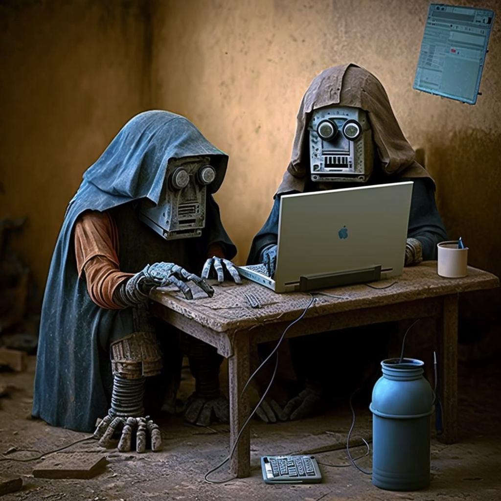 Пользователи за компьютером