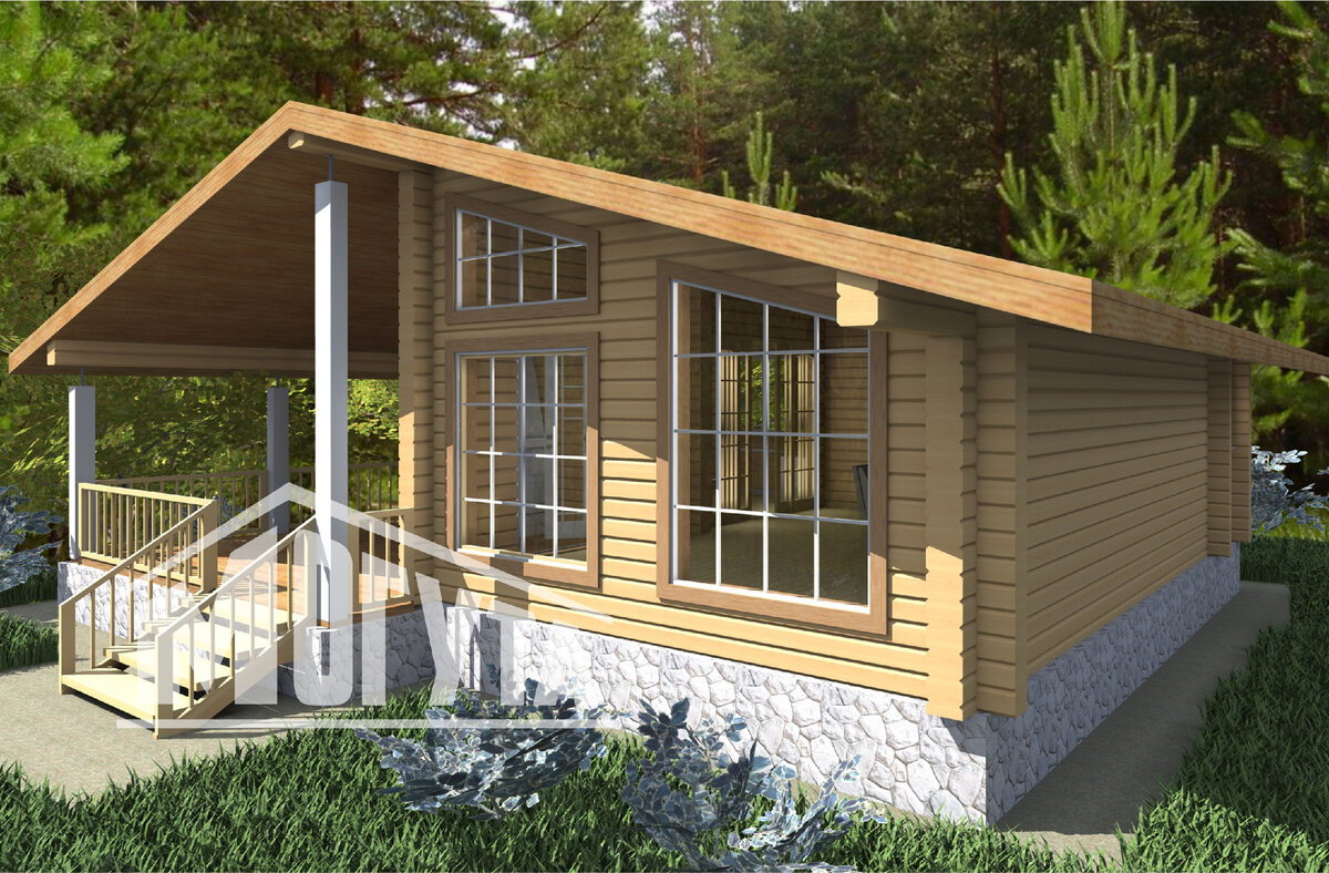 Дачный дом шале  Могута