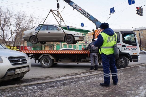 Подперли автомобиль