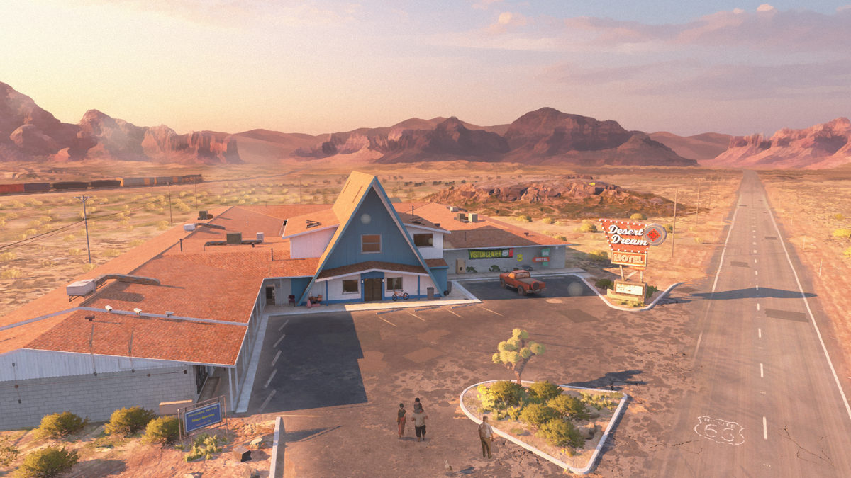 События игры разворачиваются в этом милом мотеле 
