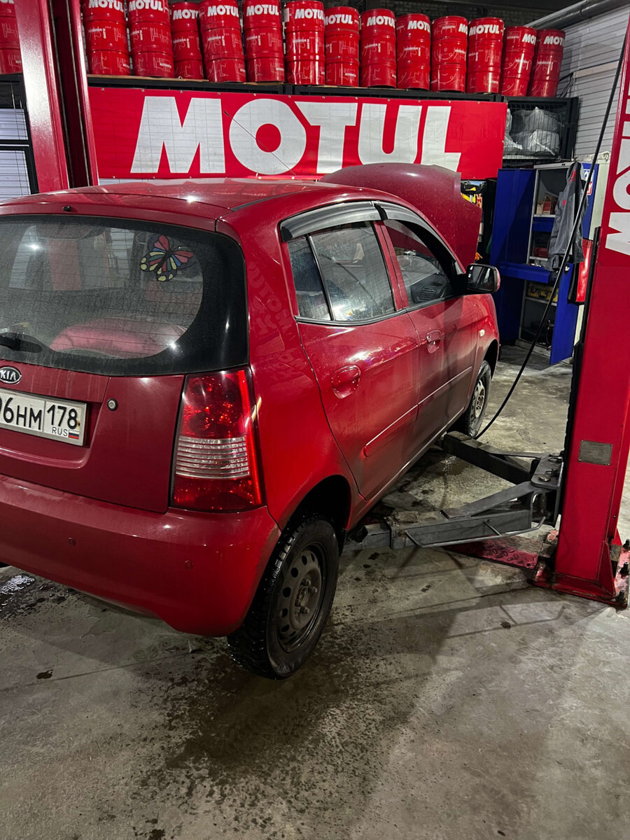 Замена масла в DSG Kia Picanto