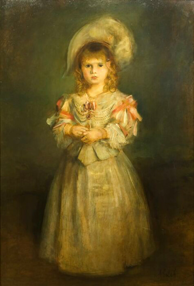 Пегги Гуггенхайм, Франц Сераф Ленбах, ок. 1903 года.