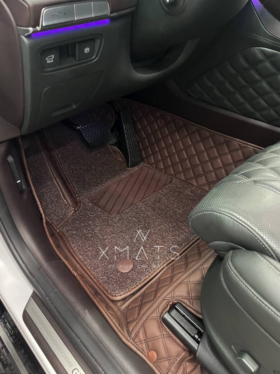 3D коврики из экокожи на Genesis GV80