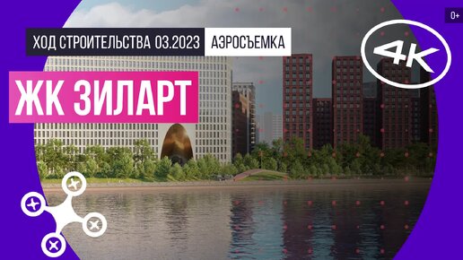 ЖК «ЗИЛАРТ» в Москве – аэросъемка Новострой-М