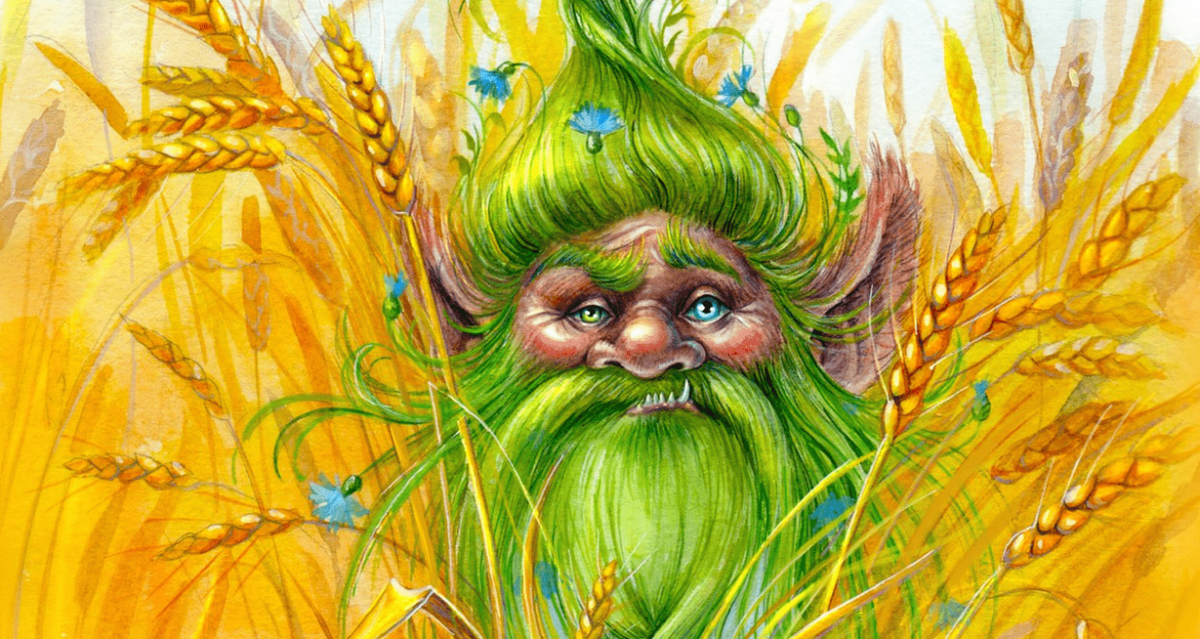 Полевик с недоумением смотрит на трактор (Изображение из открытых источников)