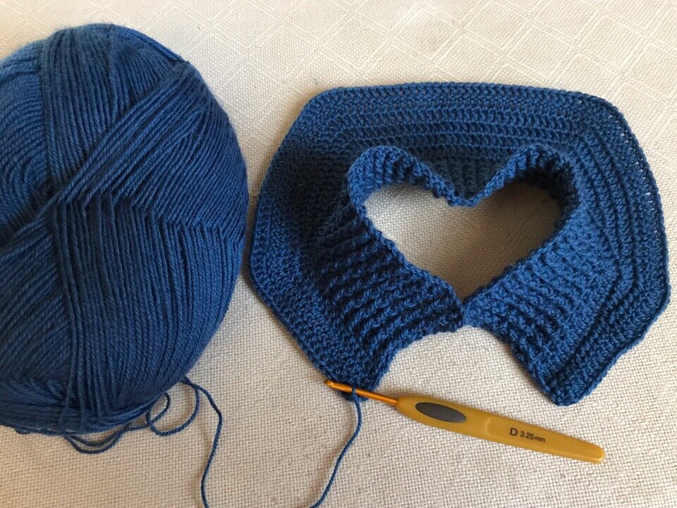 Воротник-стойка, росток.