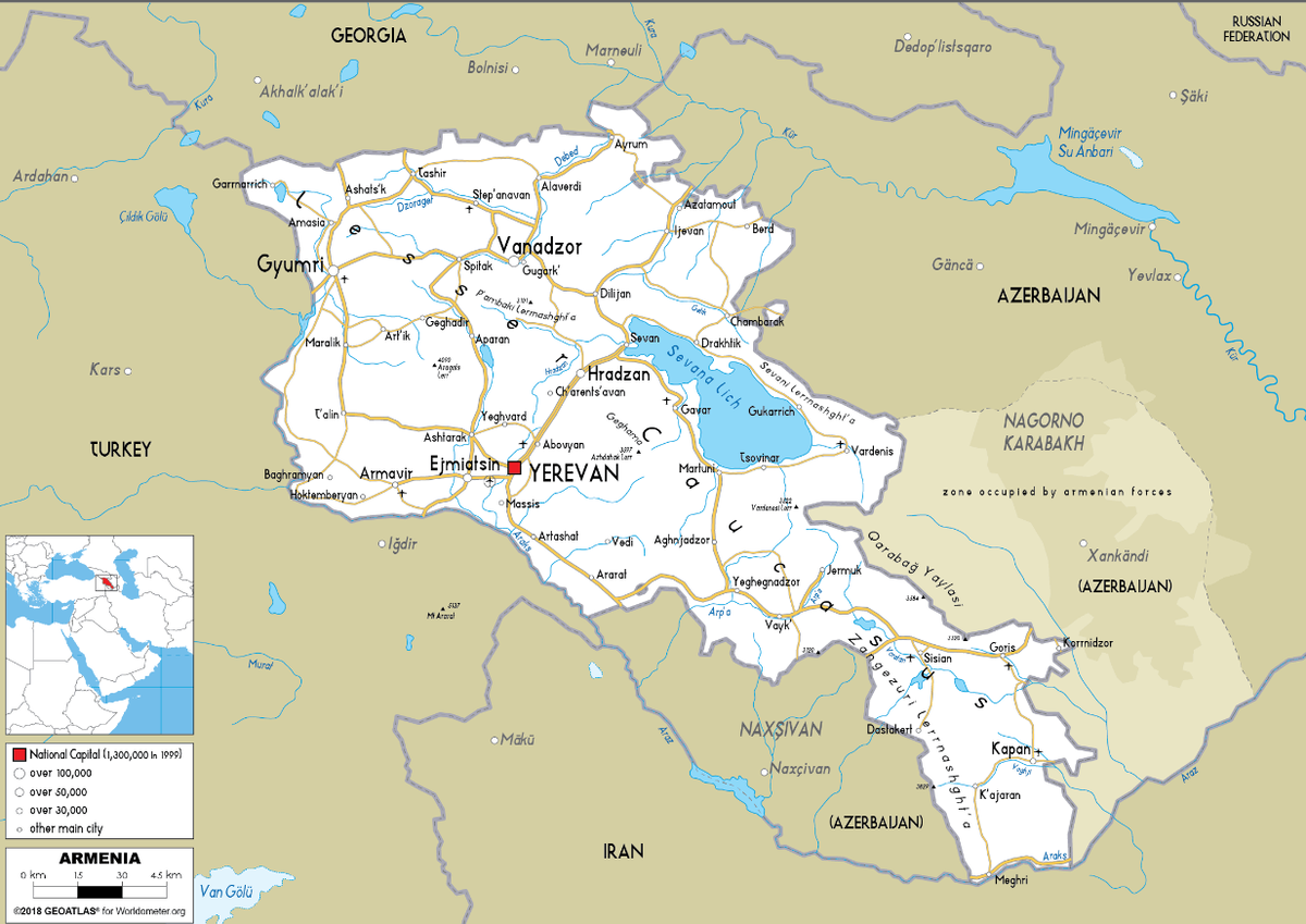 Армения на карте. Будущее Армении на карте. Карта армении на русском с городами подробная