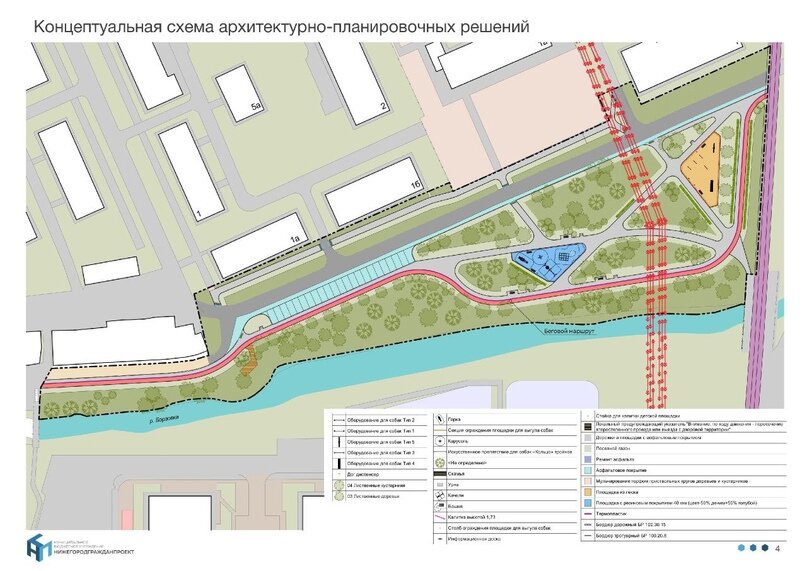 Река борзовка нижний новгород карта