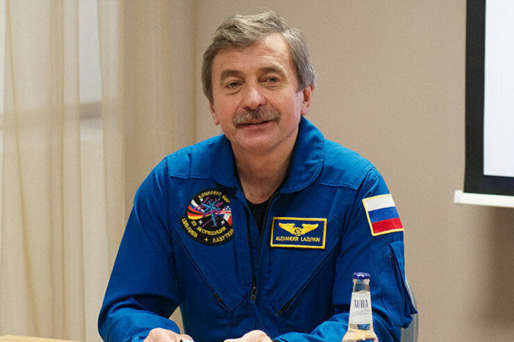 Встреча с космонавтом Александром Лазуткиным в РГДБ.