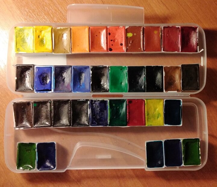 Результат моего труда: 34 кюветки нашли своё новое пристанище.