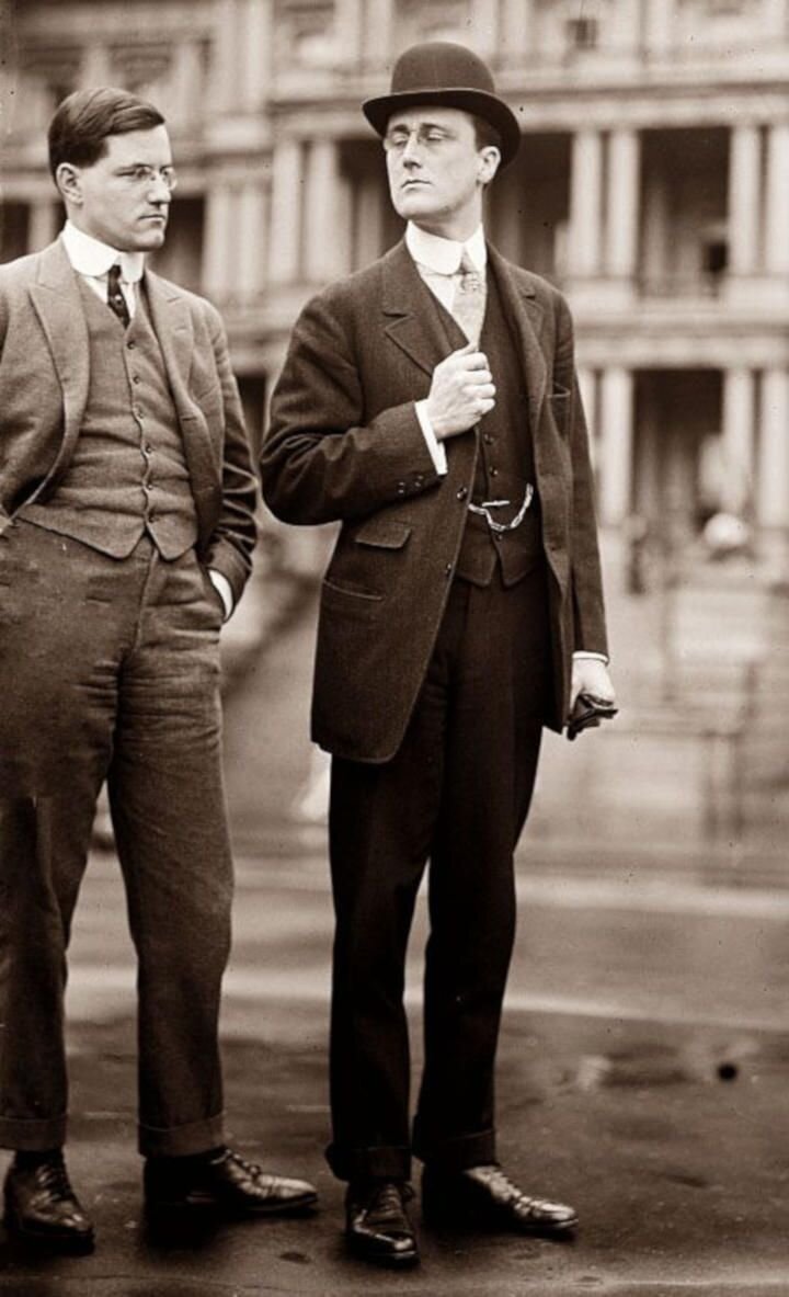 Мужская мода Эдвардианская эпоха 1920