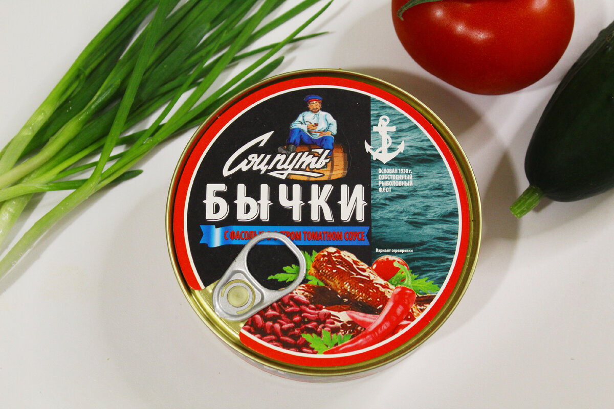 Бычки с фасолью в остром томатном соусе. Дегустируем консервы ТМ ...
