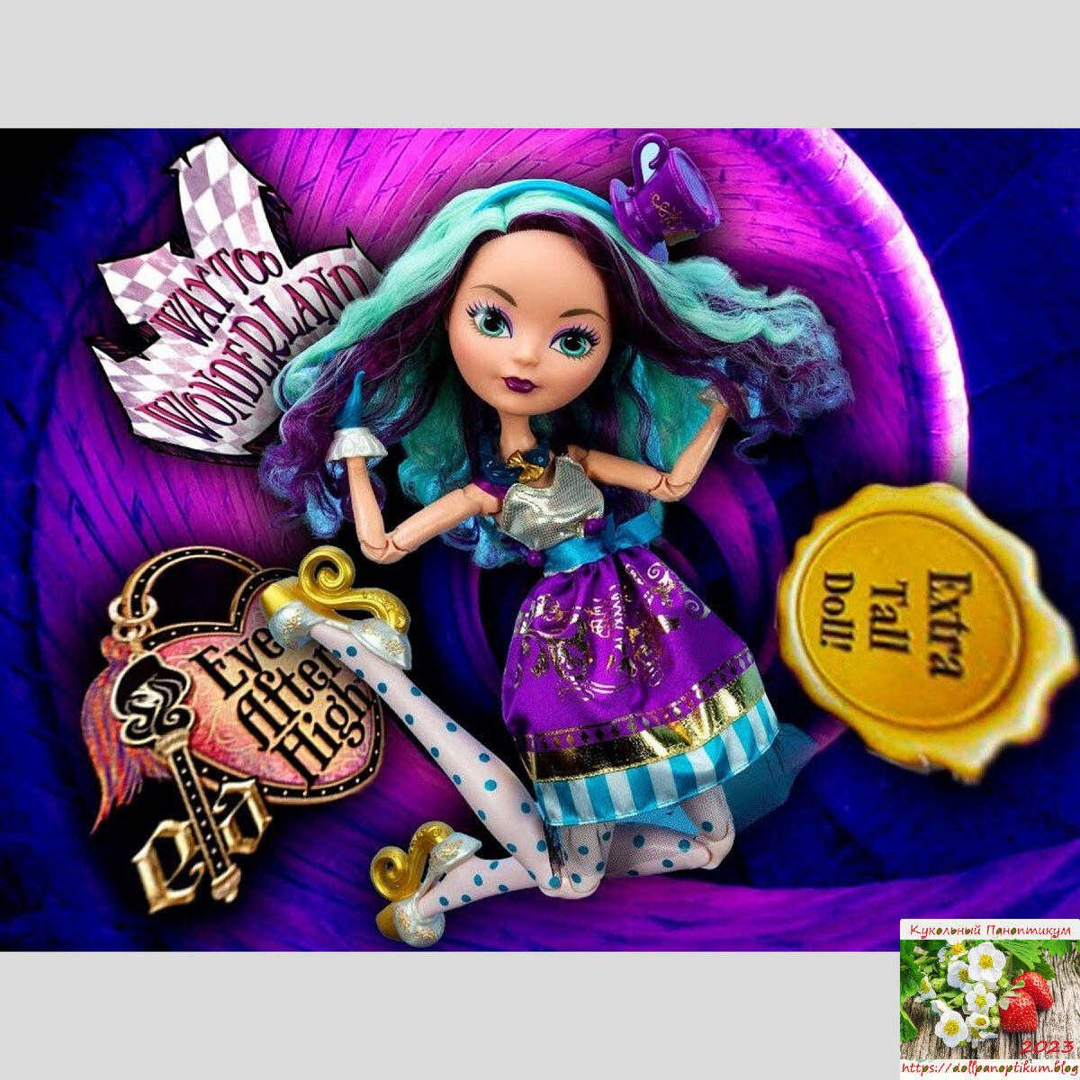 Ever after high wonderland. Мэделин Эвер Афтер Хай кукла. Куклы way too Wonderland. Медлин кукла могущественные принцессы. Эвер Афтер Хай Мэдди 40 см кукла.