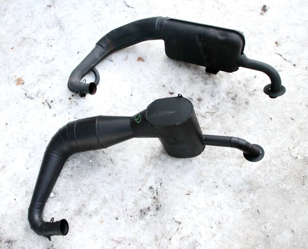 Выхлопная DDmoto и штатная