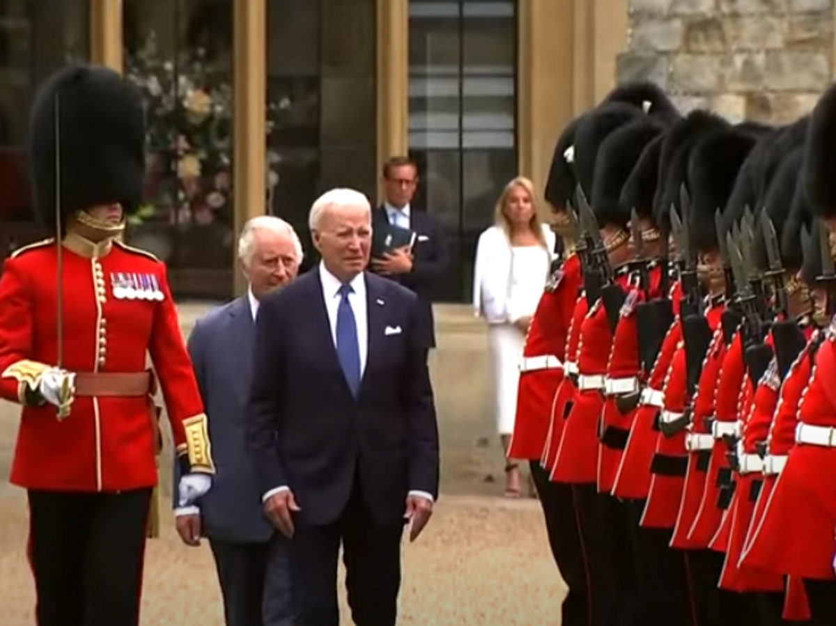    Джо Байден и Король Карл III© Bloomberg Television