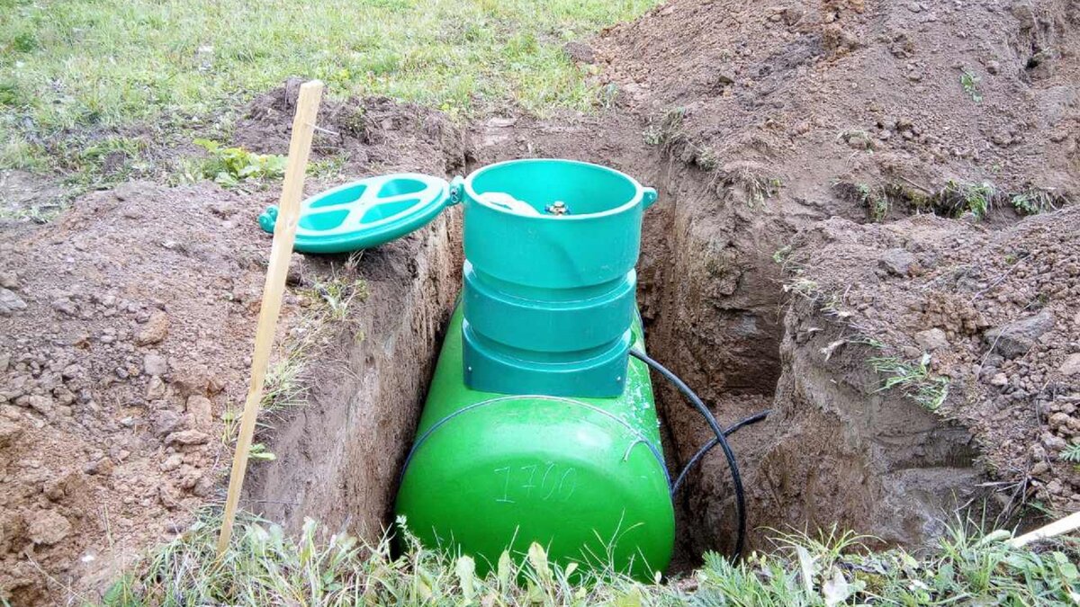 Процесс установки газгольдера