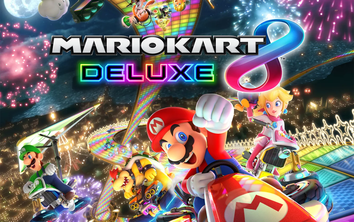 Mario kart deluxe nintendo. Mario карт 8 делюкс. Марио гонки нинтендо. Mario kart 8. Mario kart deluxe.
