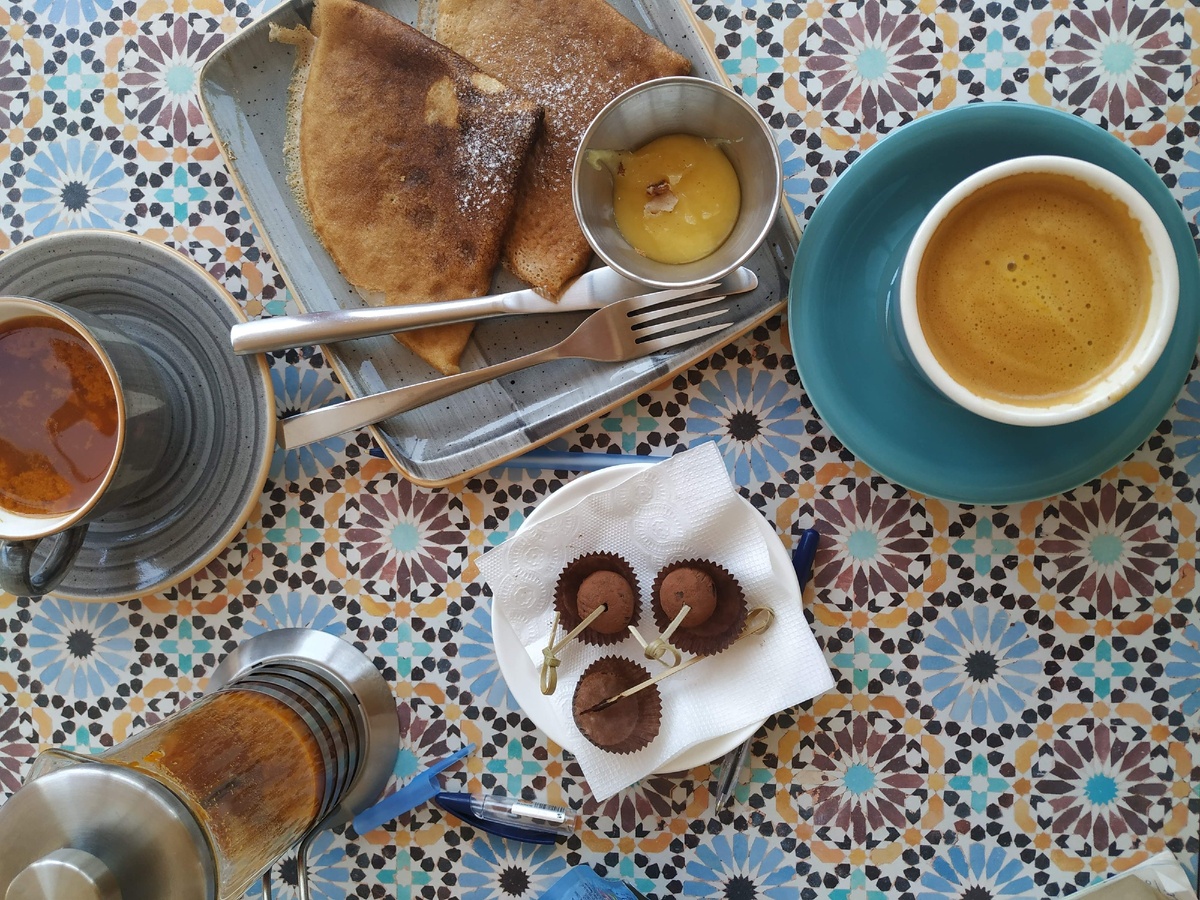 Апельсиновый раф с трюфелями