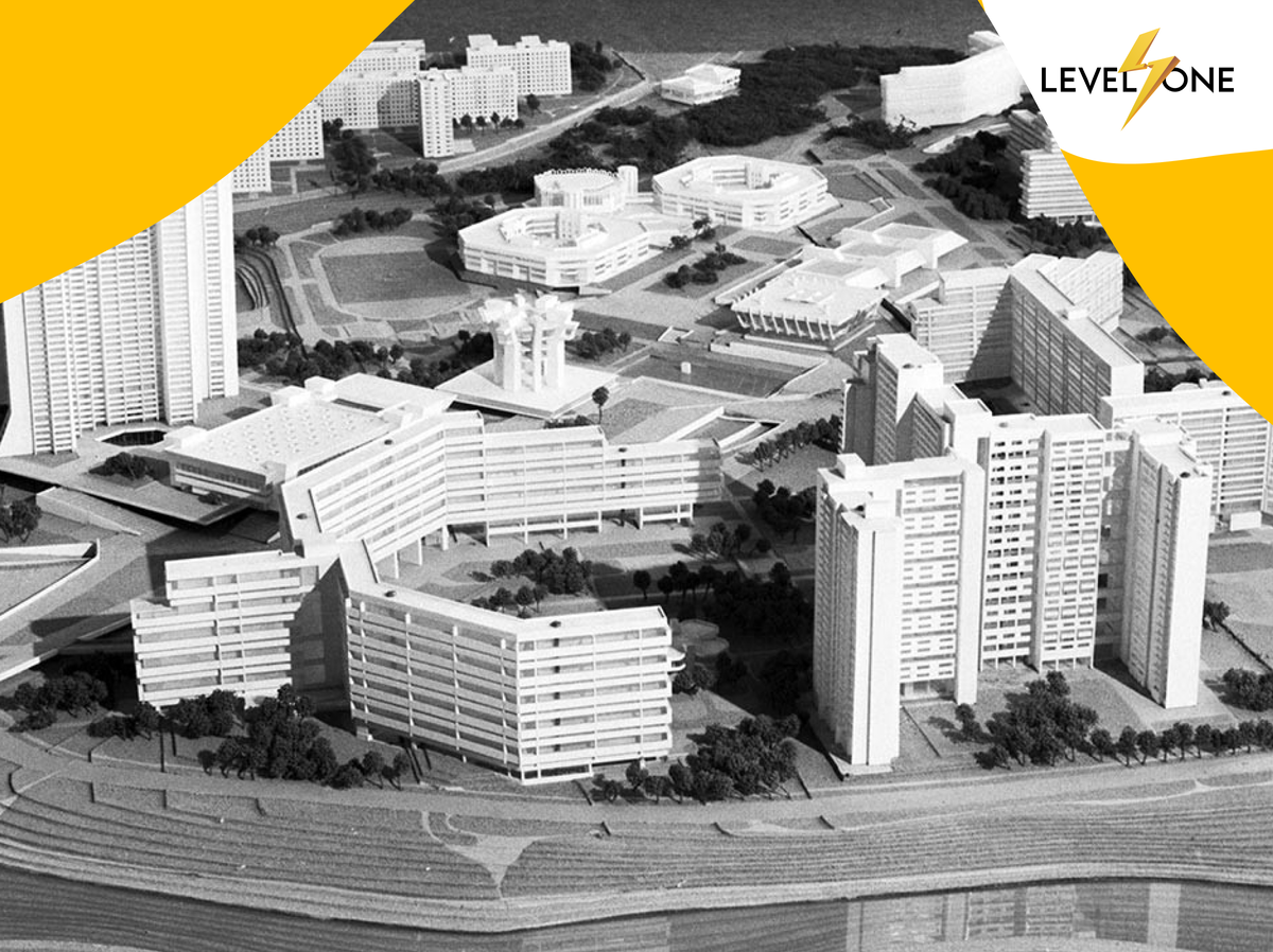 Модель микрорайона Чертаново Северное