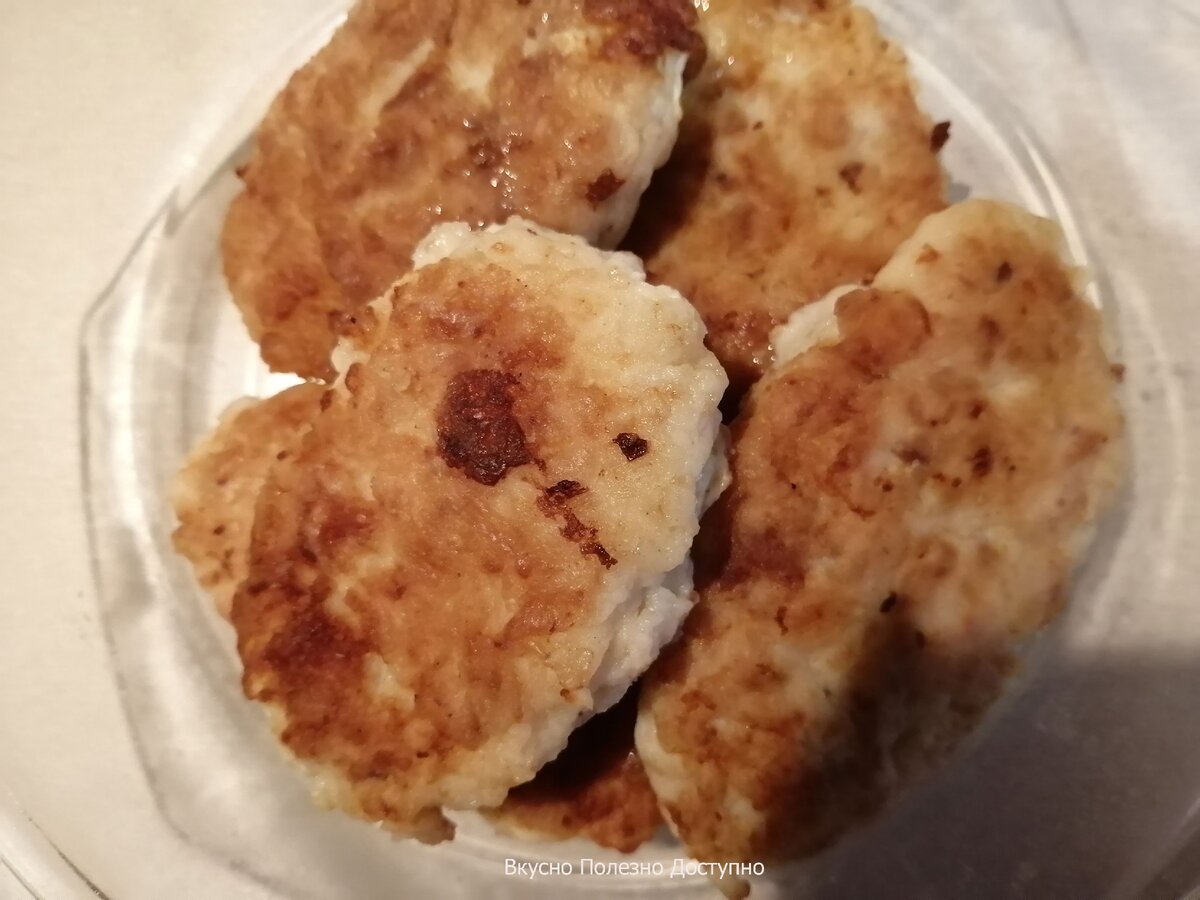 Готовые котлеты из рыбы