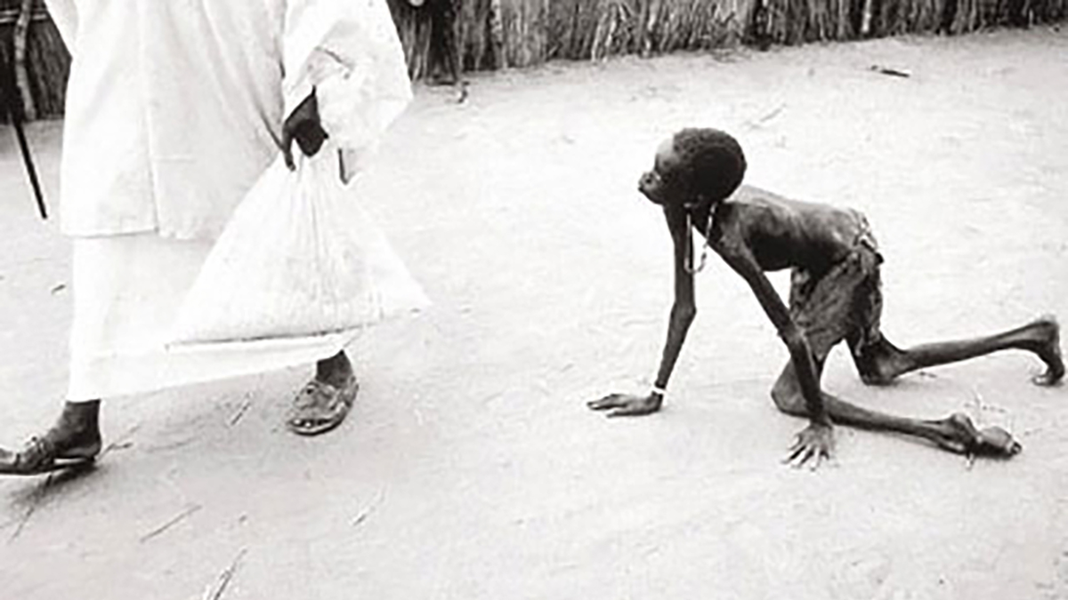 Голод. Судан. Фото: kevin carter