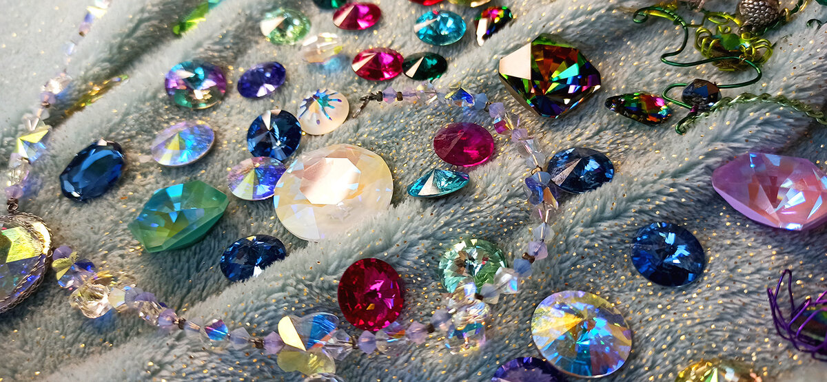 Моя личная коллекция камней Сваровски