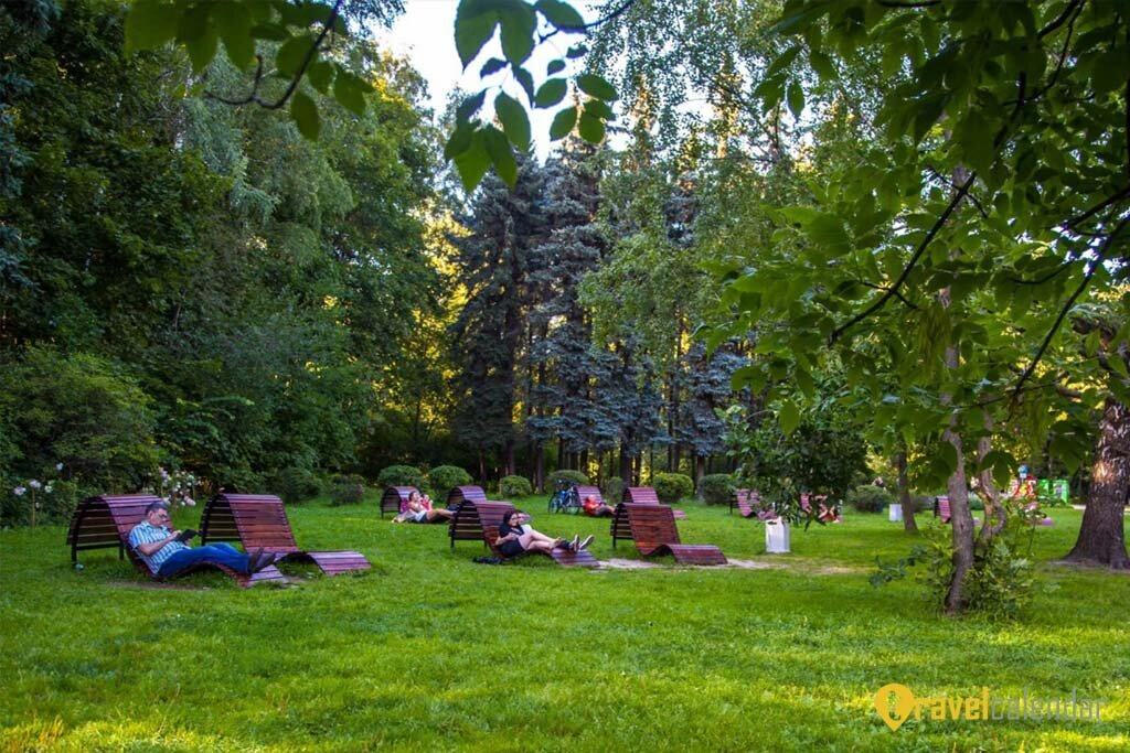 Парк Горького пикниковая зона