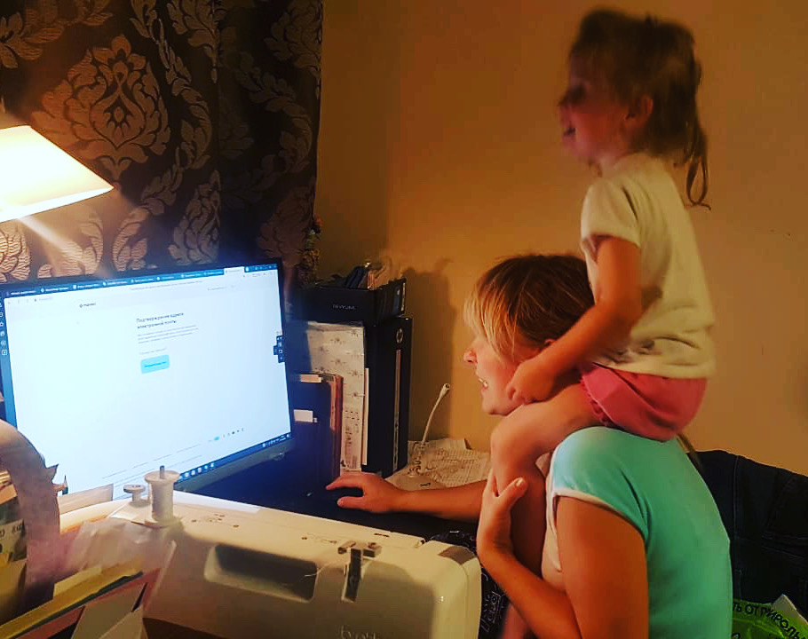 Вот так приходится иногда работать