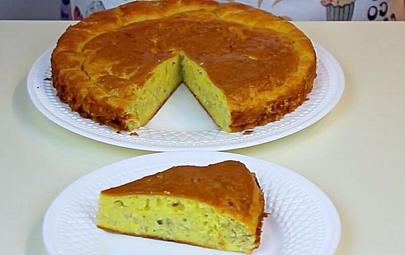 Заливной пирог с луком и яйцом на сметане в духовке рецепт с фото пошагово готовим