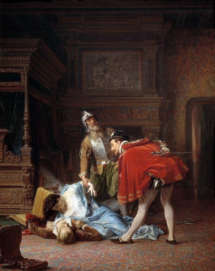 Карл Гун. Сцена из Варфоломеевской ночи. 1870