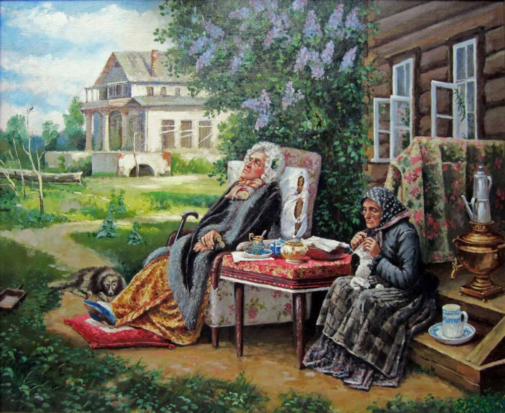 картина В. М. Максимова "Всё в прошлом"