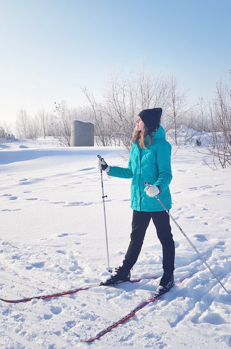 Мороз и солнце и лыжи.