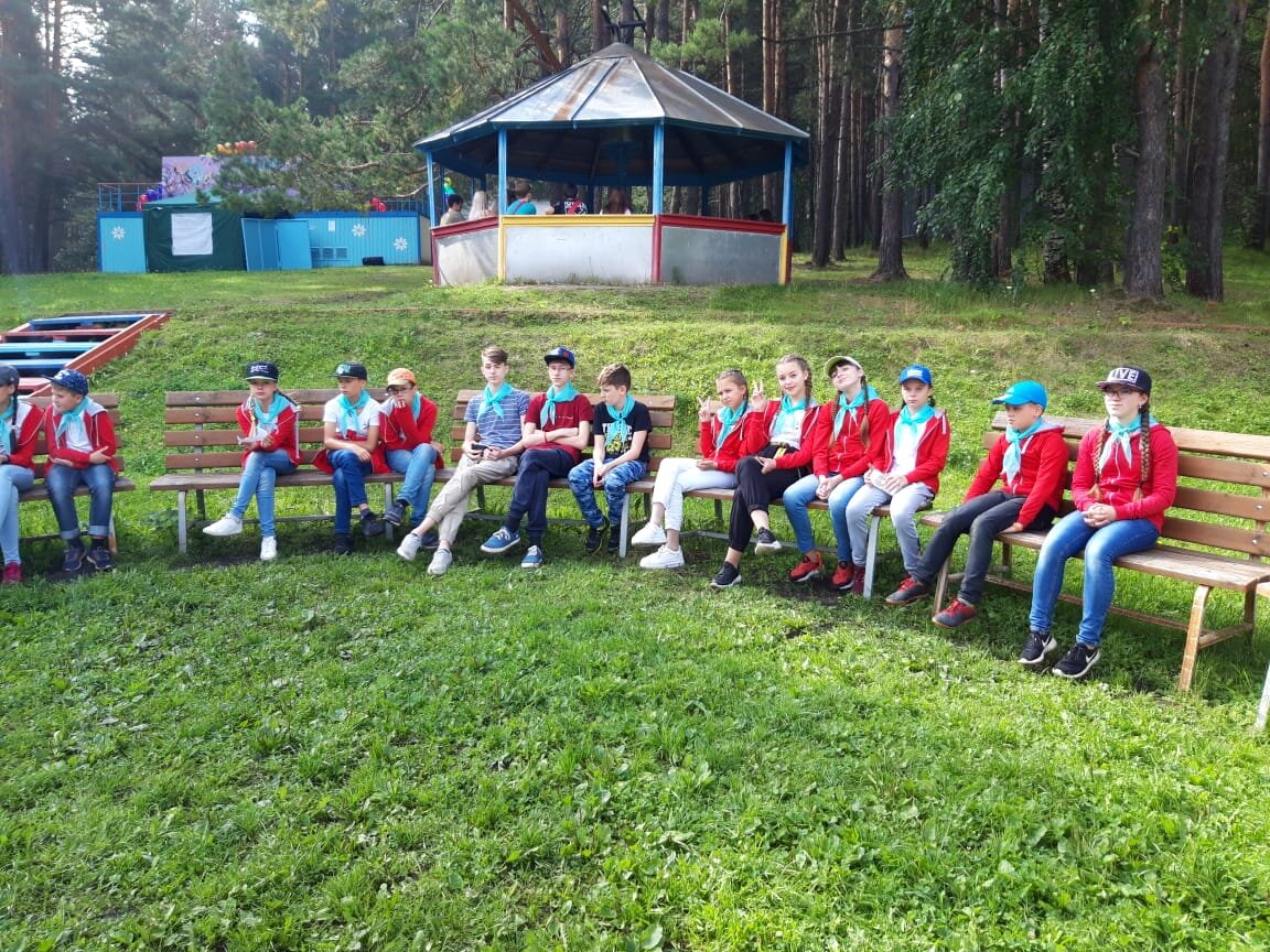 Отрядное дело в лагере "Маяк".