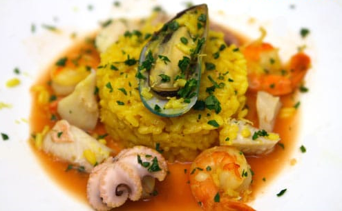 Ризотто с морепродуктами