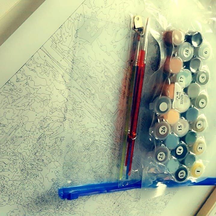 Набор с холстом