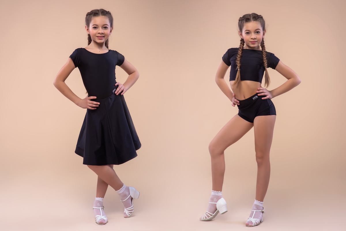 Комплект тренировочной одежды для бальных танцев SVETA DANCE FASHION