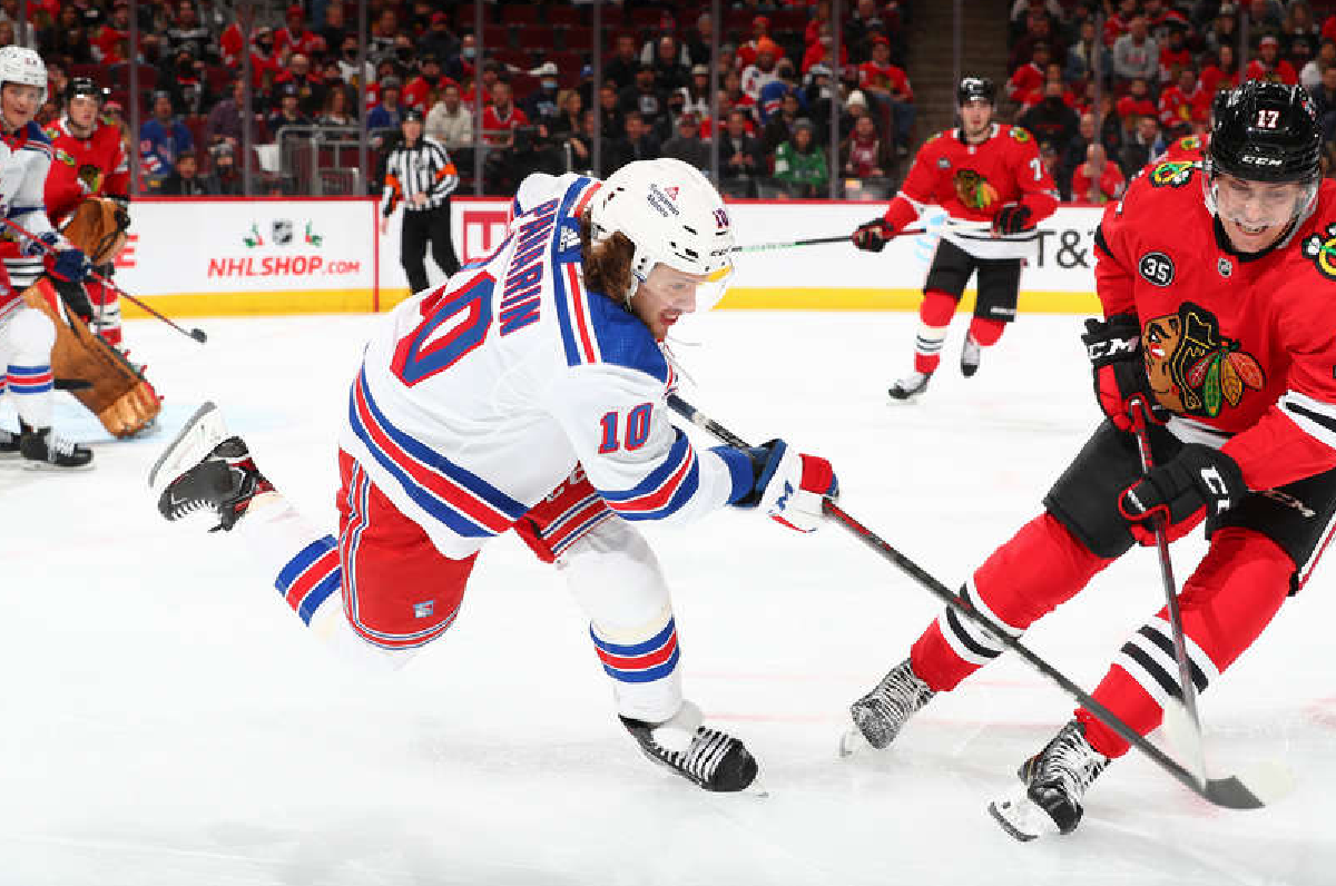 Артемий Панарин разорвал оборону своего бывшего клуба. Фото: НХЛ