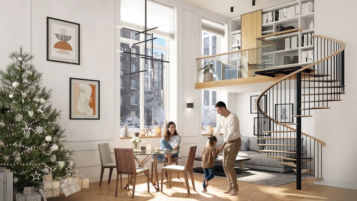 Интерьер квартиры в жилом комплексе "Испанские кварталы"