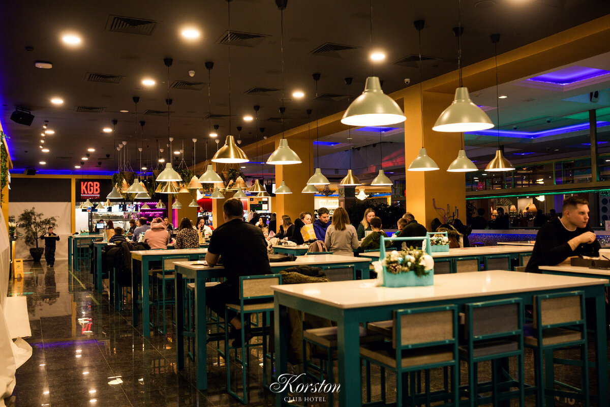 Food Mall Korston - первое гастропространство в Республике Татарстан с разными кухнями в одном месте.