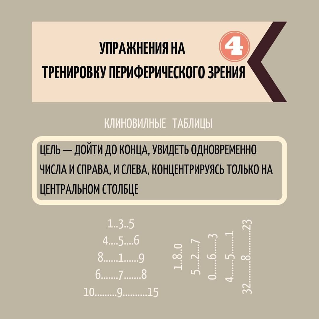 Тренировка периферического зрения | Диалог с педагогом. Репетитор.  Нейрогимнастика | Дзен